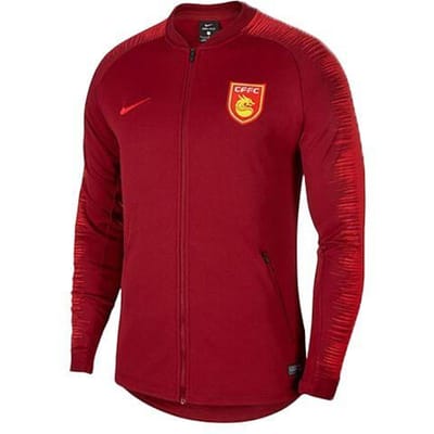 Nike Voetbal Trainingsjack Heren Bovenkleding Rood AR4675-677 L brown