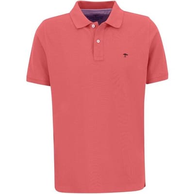 Fynch-Hatton Uni Cotton Polo Soft Supima Cotton Piqué Flamingo / male