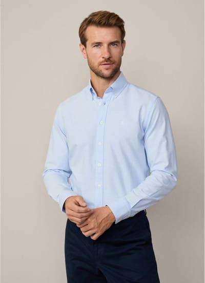 Hackett London Slim fit oxford overhemd