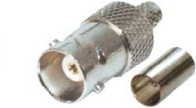 BNC (v) krimp connector voor RG58 kabel - 50 Ohm / recht