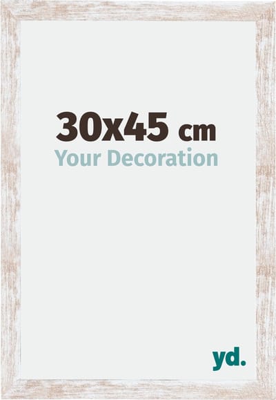 Your Decoration - Fotolijst 30x45 cm - MDF - White Wash - Catania