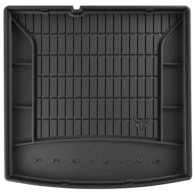 FROGUM PROLINE Kofferbakmat - Geschikt voor SKODA FABIA III Kombi (2014-2022) - Onderste laadvloer - TPE Rubber - Zwart
