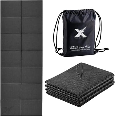 Opvouwbare Antislip Yogamat - Milieuvriendelijk en Lichtgewicht voor Fitness en Reizen
