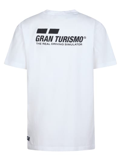 Petrol Industries - Jongens Logo T-shirt Gran Turismo Overdrive - Wit - Maat 104