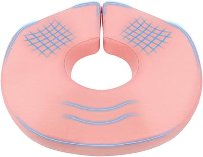 Zitkussen - Donut kussen - Comfortabel zitten - Traagschuim vulling - Standaard formaat - Grijs