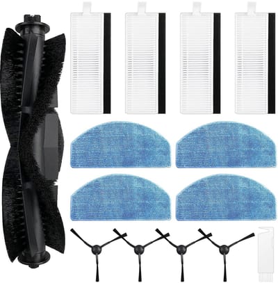Dailygoods- Accessoireset Vervangingsonderdelen - Rolborstel - Filters - Dweilpads - Zijborstels - Reinigingsborstel - Stofzuigeraccessoires