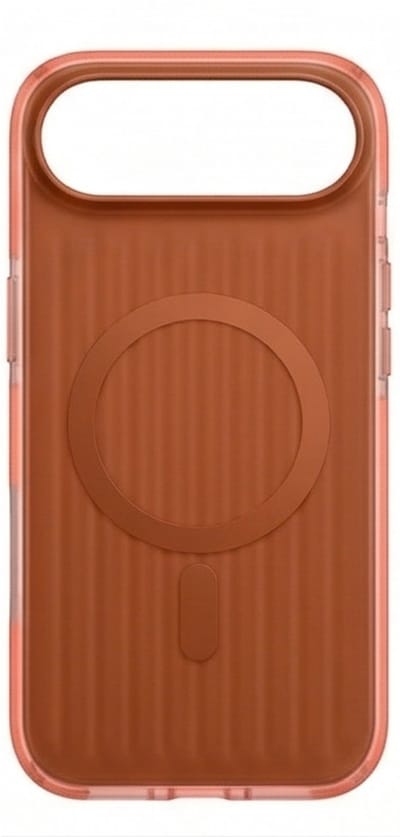 Mastersøn iPhone 17 Air Hoesje MagSafe Thin Design - Oranje - Geschikt voor MagSafe