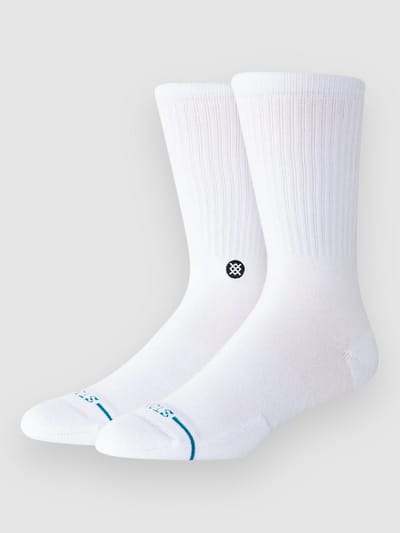 Stance unisex casual sokken icon wit