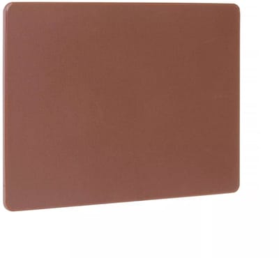 HENDI HACCP snijplank - LDPE - dubbelzijdig - 600x400mm - bruin