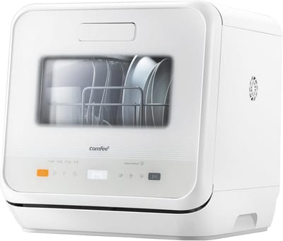 Aanrechtvaatwasser - Mini vaatwasser - Hygiënisch servies - Geen sanitair - 42 cm breed - Wit