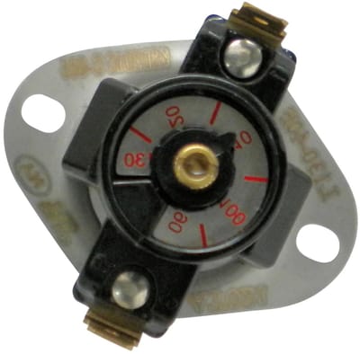 Ovenventilator Controle - Temperatuurregelaar - Oven Reparatie - Instelbaar Bereik - 2.2cm Diameter - Zwart