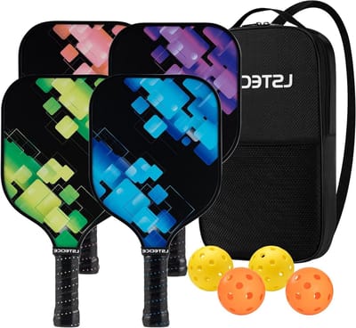 Pickleball Paddles Set - Pickleball Rackets - Recreatief Sporten - Grote Sweet Spot - Set van 4 - Niet gespecificeerd