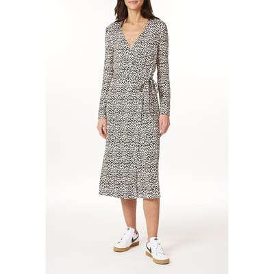 Scotch & Soda Long Sleeve Knit Dress Abstract Dots Taglia: S | Abiti Midi Outlet | Donna