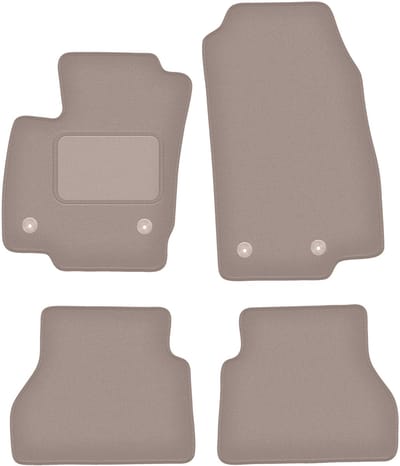 Beige veloursmatten voor: Ford B-MAX minivan (2012-2017)