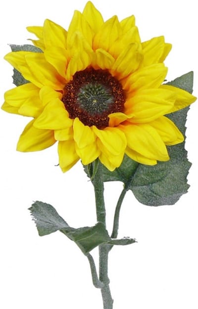 Kunst zonnebloem 81 cm