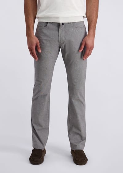 pierre cardin 5-pocket broek Lyon in Regular Fit