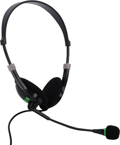 PC Headset - Microfoon headset - Online vergaderen - Ruisonderdrukkend - 70 gram - Zwart