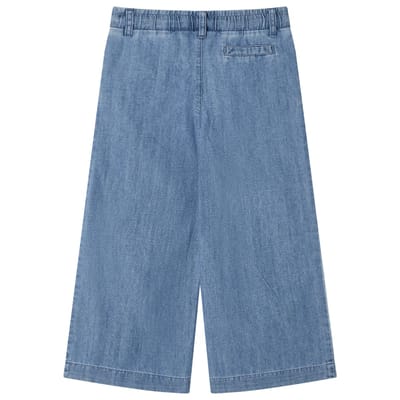 vidaXL Kinderbroek 92 denimblauw