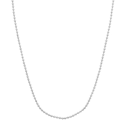 Fako Bijoux® - Bolletjes Ketting - Ball Chain - RVS - Stainless Steel - 1.5mm - 50cm - Zilverkleurig