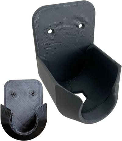 Wandslanghouder - Slangbeugel Buiten - Tuin Organiseren - Geïntegreerd Drainagegat - 12 x 9 x 8 cm - Zwart