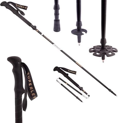 Irun TX Essential trekkingstokken aluminium vouwbaar 100-130 cm