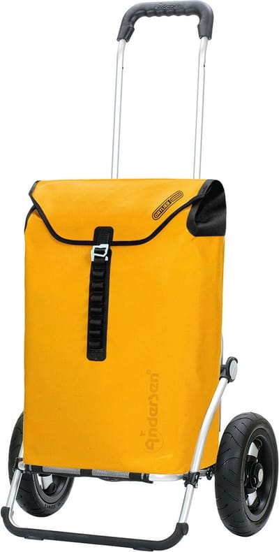 Andersen Shopper Royal Shopper Ortlieb boodschappentrolley 65 cm met luchtbanden - 52 L - gelb