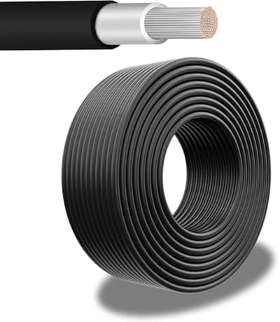 Zonnekabel 6 mm² - 10 m - UV-bestendig, flexibel en vlamvertragend voor zonnepanelen