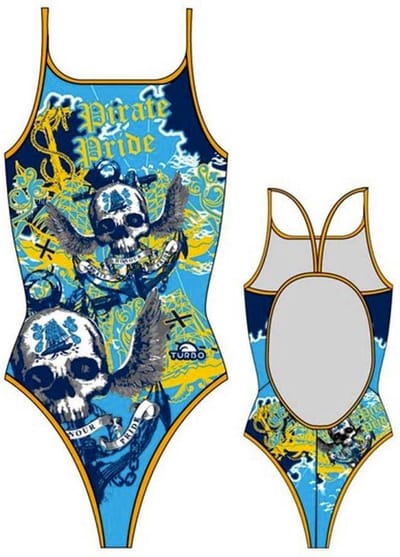 Turbo Pirate Treasure Zwemkleding Veelkleurig L Vrouw