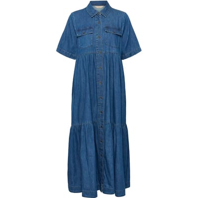 Lange denim damesjurk CULTURE Mona Arpa