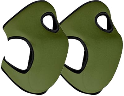 1 paar kniebeschermers voor tuinieren - kniebeschermers voor tuinieren - verstelbare kniebeschermers voor op de vloer met banden - multifunctionele stretch kniebeschermers - voor tuinieren, huisbouw, vloerreiniging en schrobben - groen