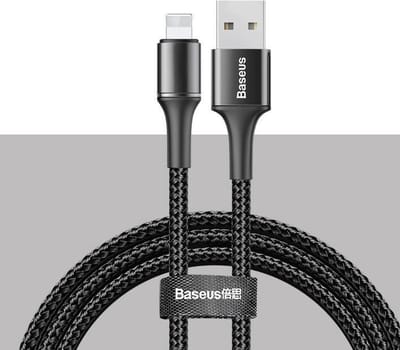 Baseus | Lightning - USB A Kabel | 2 Meter | iPhone | iPad | Sfeerverlichting