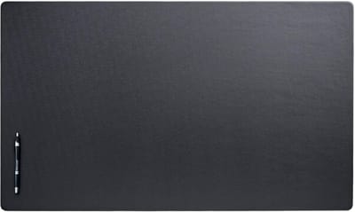 Bureaumat Kunstleer - Bureauonderlegger - Bureau Bescherming - Duurzaam Materiaal - 86x50 cm - Zwart