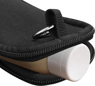 Cosensi- Neopreen Pouch - 2 Stuks - Waterafstotend - Draagbare Make-up Tas - Sleutelhanger - Reis Organizer - Slank Profiel 19 x 11 cm - Make-uptas