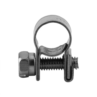Allecto - Mini Brandstofslang Klemmen - Roestvrijstalen Slangklemmen - Compact - 10 Stuks - Verstelbare Klemmen - Geschikt voor 6-13mm Slangen