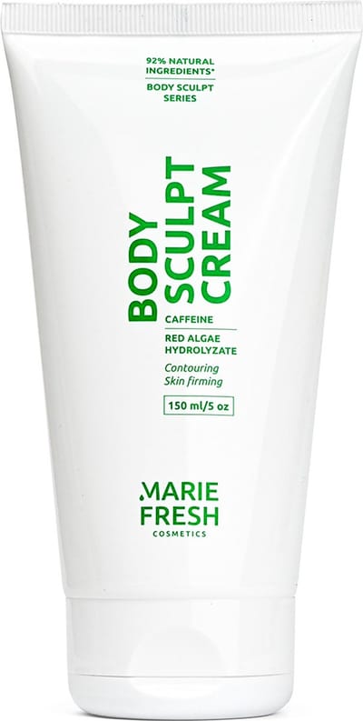 Marie Fresh Cosmetics Body sculpt cream - Anti Cellulite Cream - Een strakke en egale huid - Tegen een sinaasappelhuid - Lipolytische bodycreme - Natuurlijke creme - 150 ml