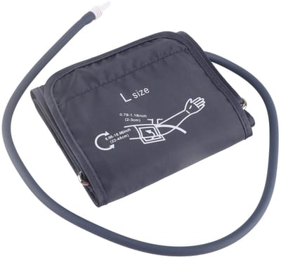 Dailygoods- Bloeddrukmanchetten 2 stuks - Verstelbare D-ring - Medische siliconen - Antistatisch ontwerp - Vervangende armband - Nauwkeurige bloeddrukmetingen - Bloeddrukarmband