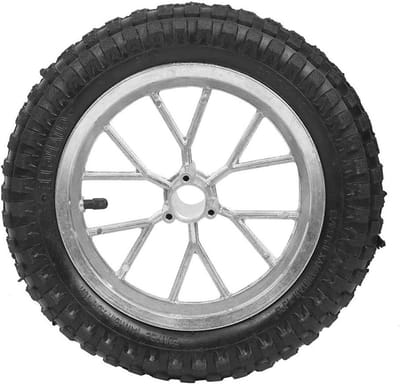 Motorband met Velg - Crossmotor Band - Motorrijden - Duurzaam Rubber Mengsel - 125 x 275 Inch - Zilver
