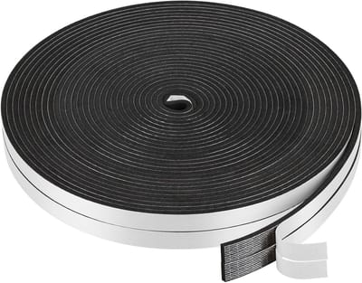 Rubberen afdichtband 6mm x 3mm x 20m voor deuren, ramen en badkamers - Geluidsisolatie, tochtwering en waterdicht