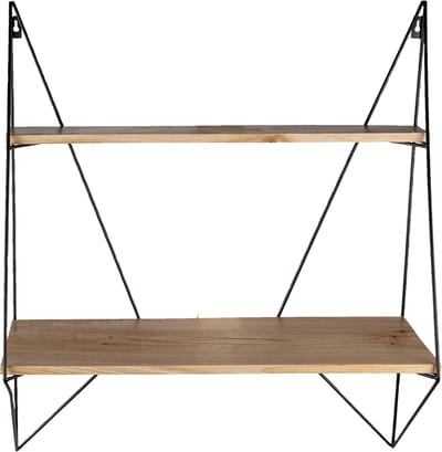 Clayre & Eef Wandrek 60x20x70 cm Zwart IJzer