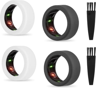 Ring Beschermhoes - Smart Ring Cover - Sporten en Dagelijks - Set van 4 met Borstels - Maat M