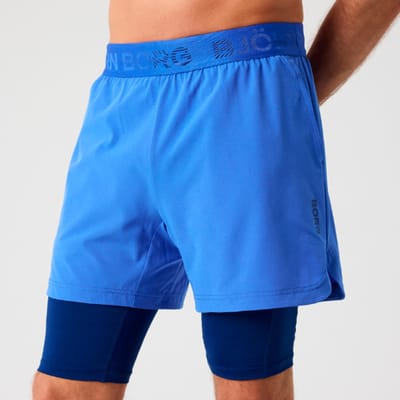 Bjorn Borg BORG 2 IN 1 SHORTS AMPARO BLUE 10003925-bl130
