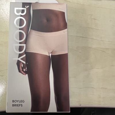 Boody Bamboe Boyleg Brief Dames kleur Nude/Shell Maat XL | DeDuurzameTuin.nl