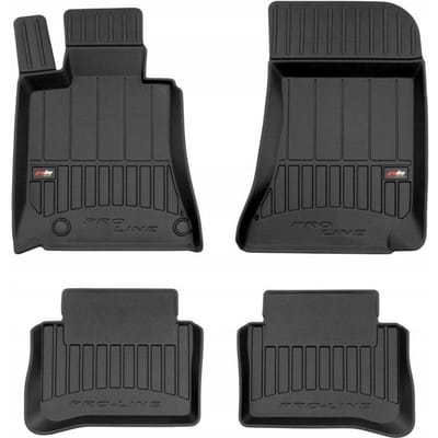 Frogum No.77 Automat / Vloermat - 3D Pasvorm - Geschikt voor Mercedes CLS C218 & X218 Shooting Brake 2009-2016 - TPE Rubber - 4-delig - Hoge Rand 6cm - Zwart