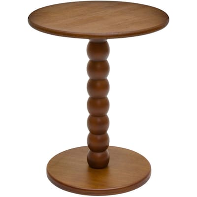 Eazy Living Bijzettafel Ø 38 cm Faye Walnootfineer