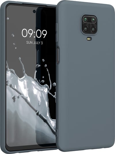 kwmobile telefoonhoesje geschikt voor Xiaomi Redmi Note 9S / 9 Pro / 9 Pro Max - Hoesje voor smartphone - Back cover in leisteen
