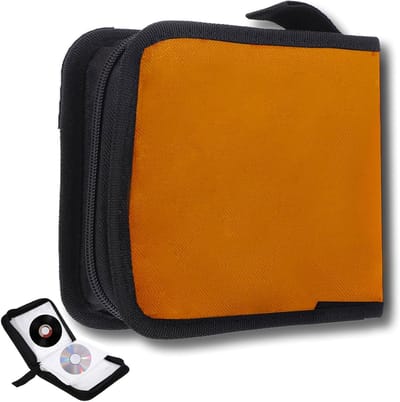 Opbergtas voor 40 CD's en DVD's, Waterdichte Zipper Tas, Ruimtebesparende Oplossing voor Auto en Thuis, Ideaal voor Organisatie en Bescherming