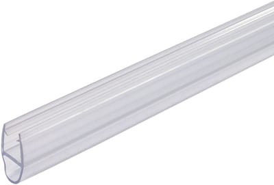 Douchestrip met bolprofiel  (Voor 10mm glasdikte)