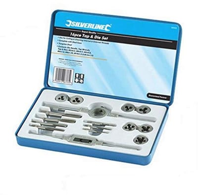 Professionele draadsnijgereedschap set - 16-delig, metrisch
