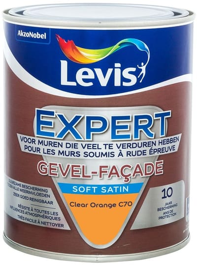 Levis - Expert Gevel Mix - Clear Orange C70 - Mengverf - 1 L