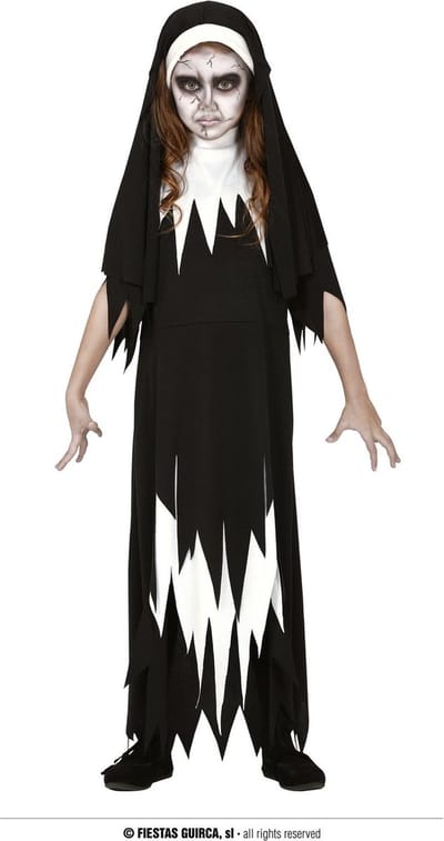 Fiestas Guirca Verkleedjurk Non Junior Polyester Zwart Mt 5-6 Jaar